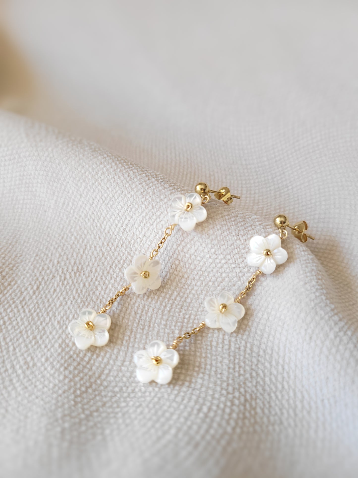 grandes boucles d'oreilles mariage