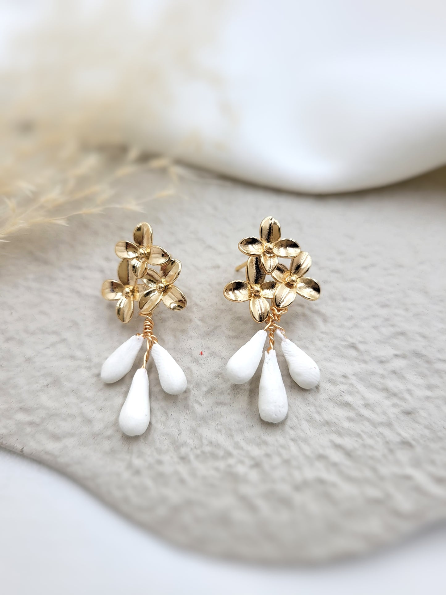 Boucles d'oreilles fleurs - MYOSOTIS