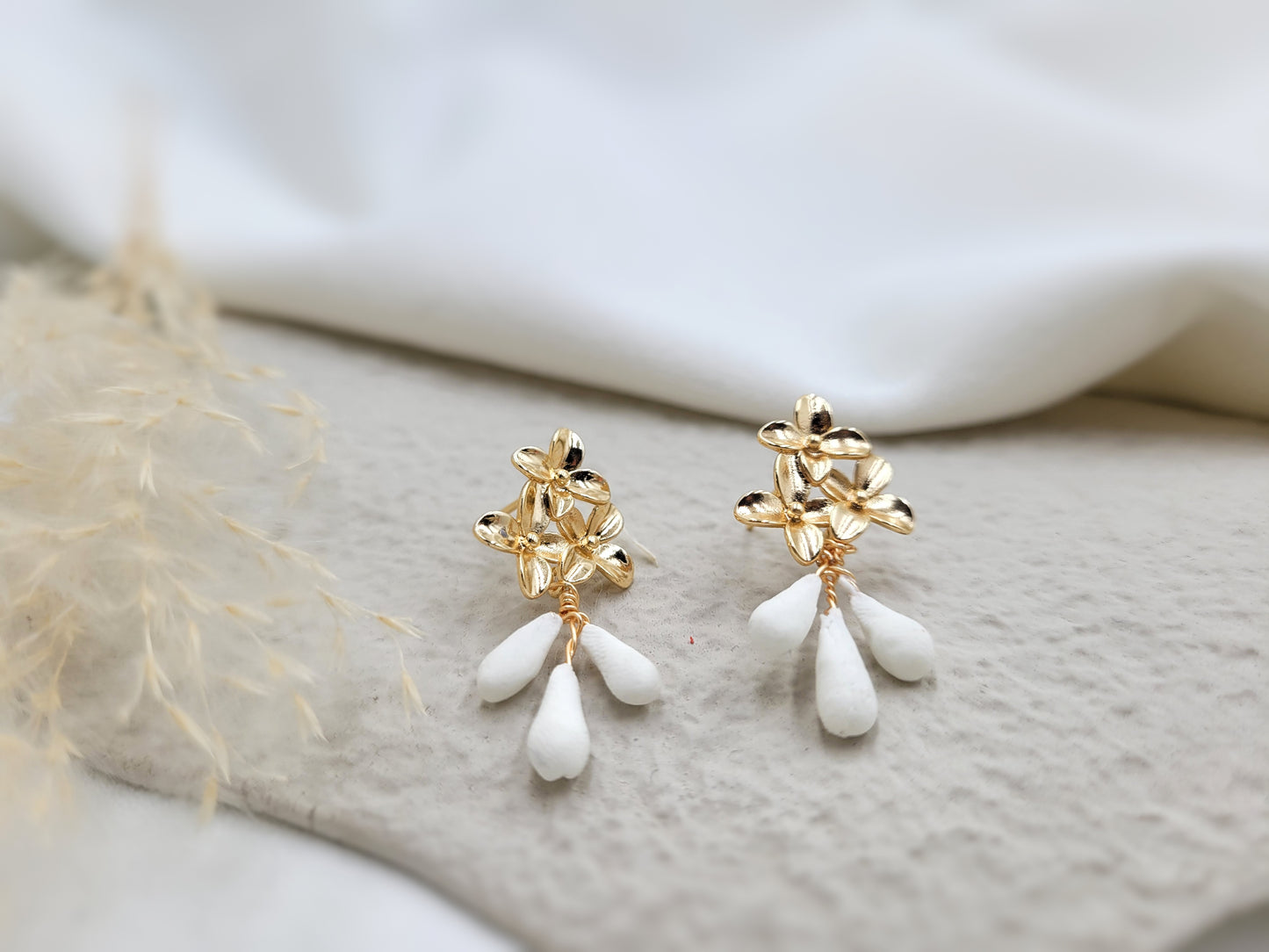 Boucles d'oreilles fleurs - MYOSOTIS
