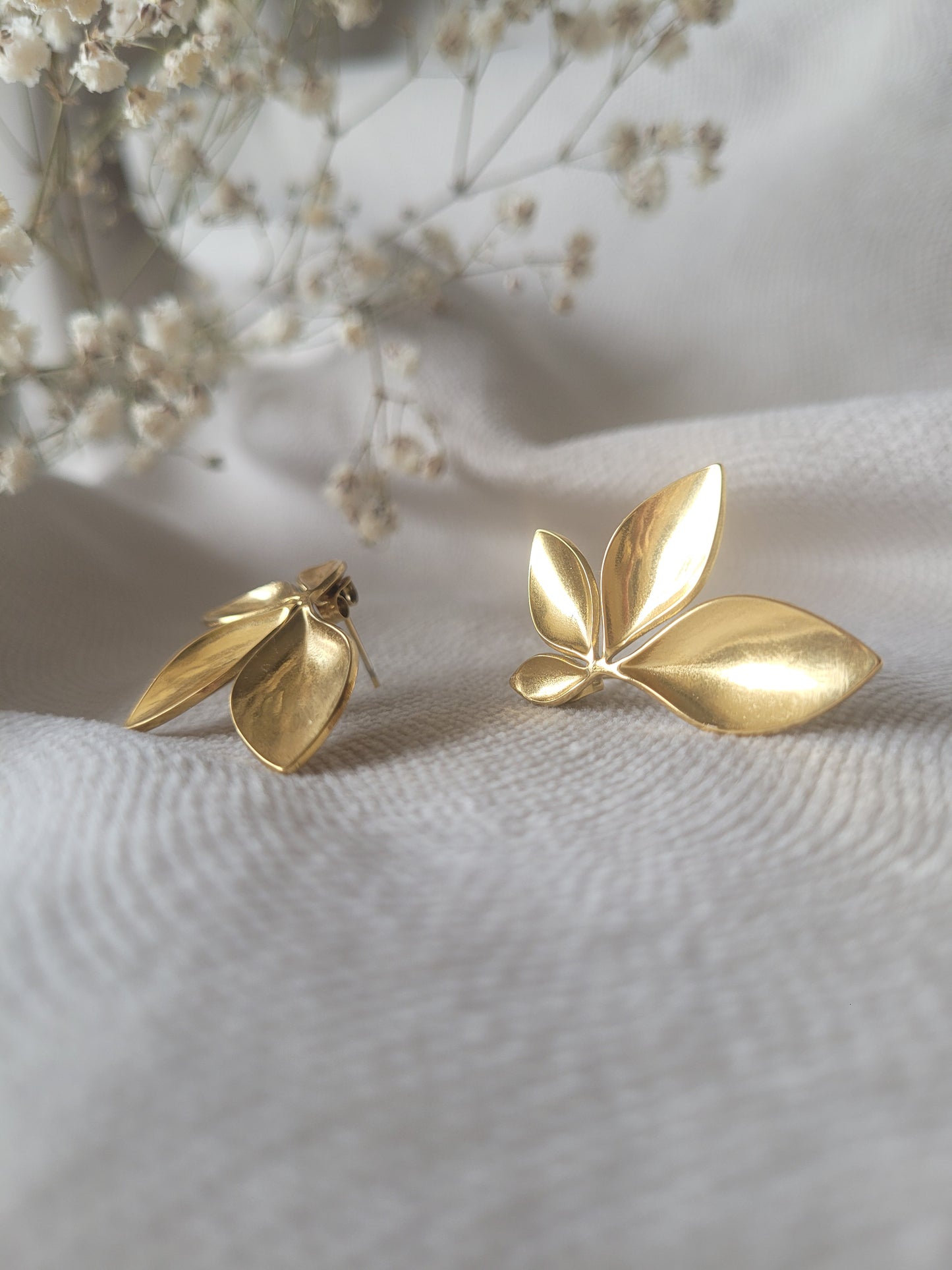 Grandes boucles d'oreilles Pétales - OPHELIE
