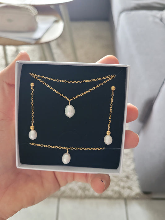 parure bijoux mariage perle