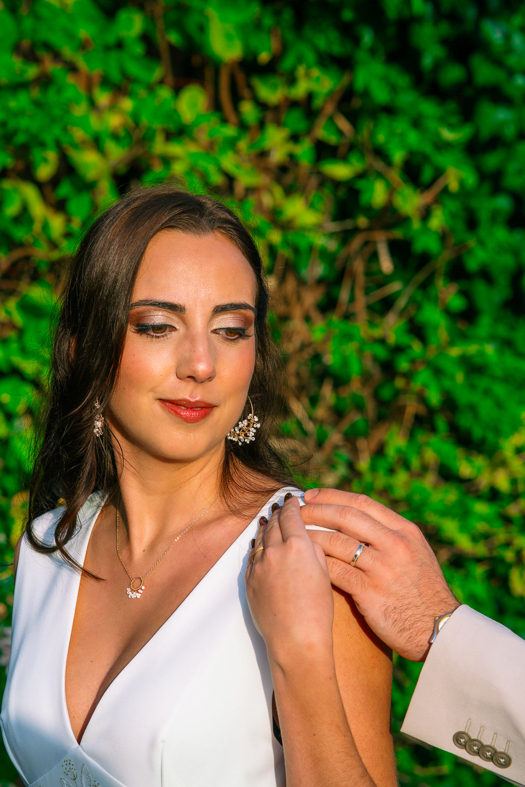Collier mariage petites perles nacrées - ras de cou CAPUCINE