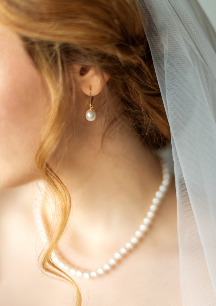 Boucles d'oreilles mariage 