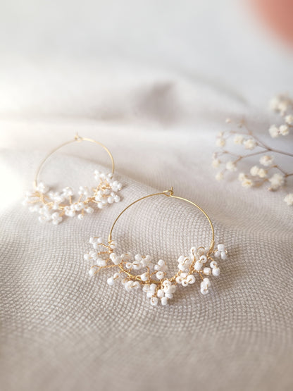 boucles d'oreilles mariée bohème chic