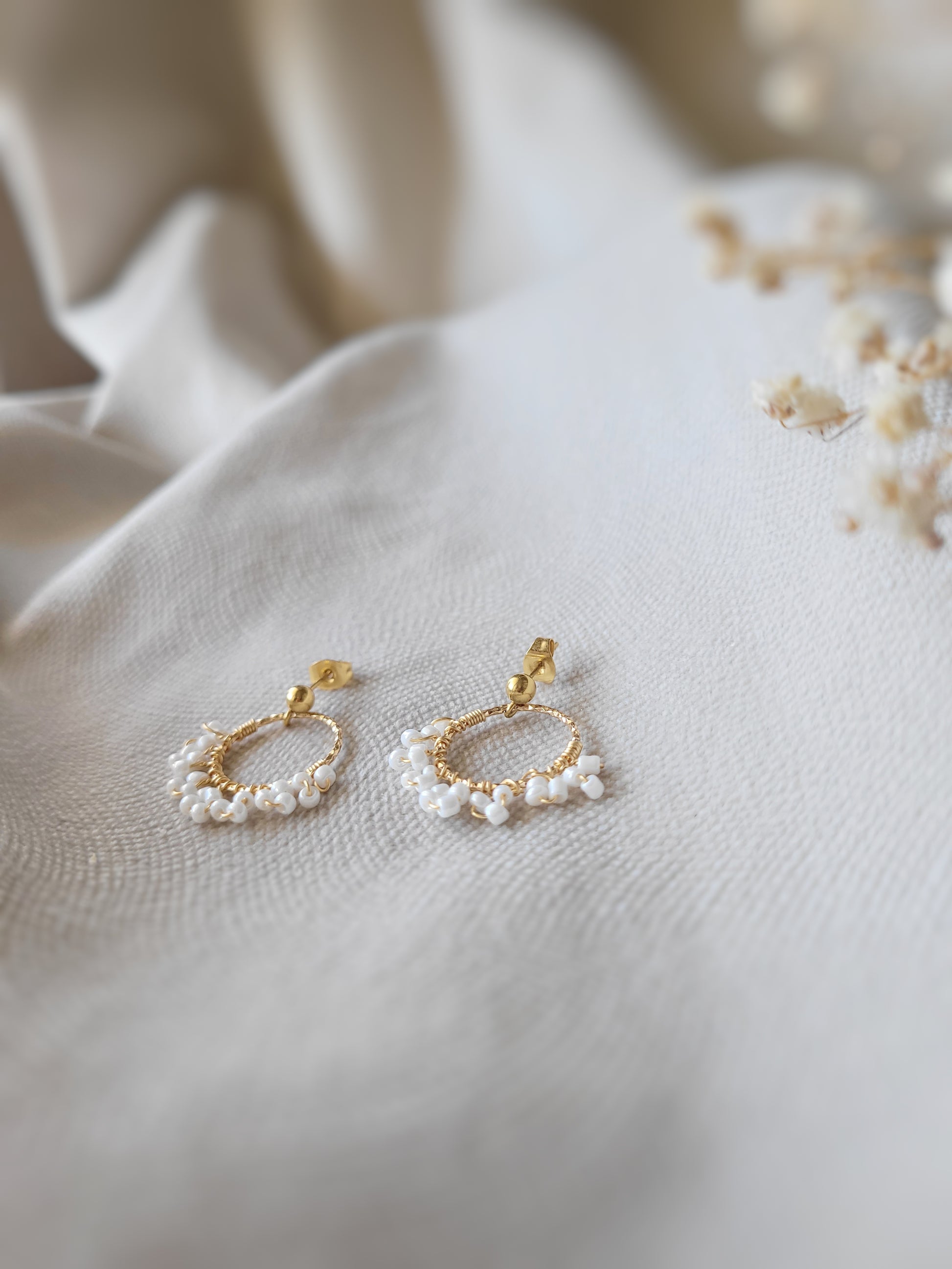 boucles d'oreilles raffinées