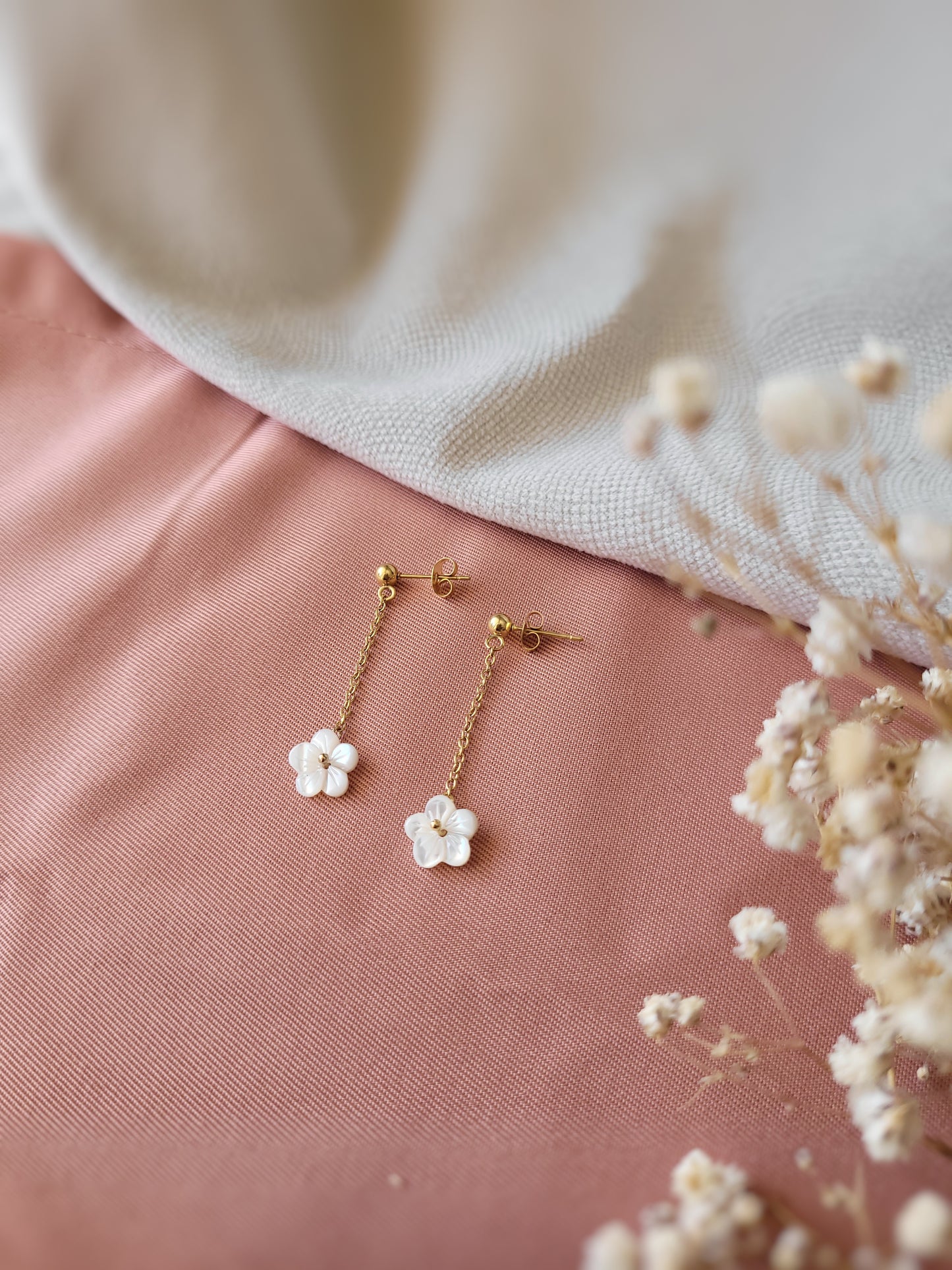 boucles d'oreilles cérémonie civile