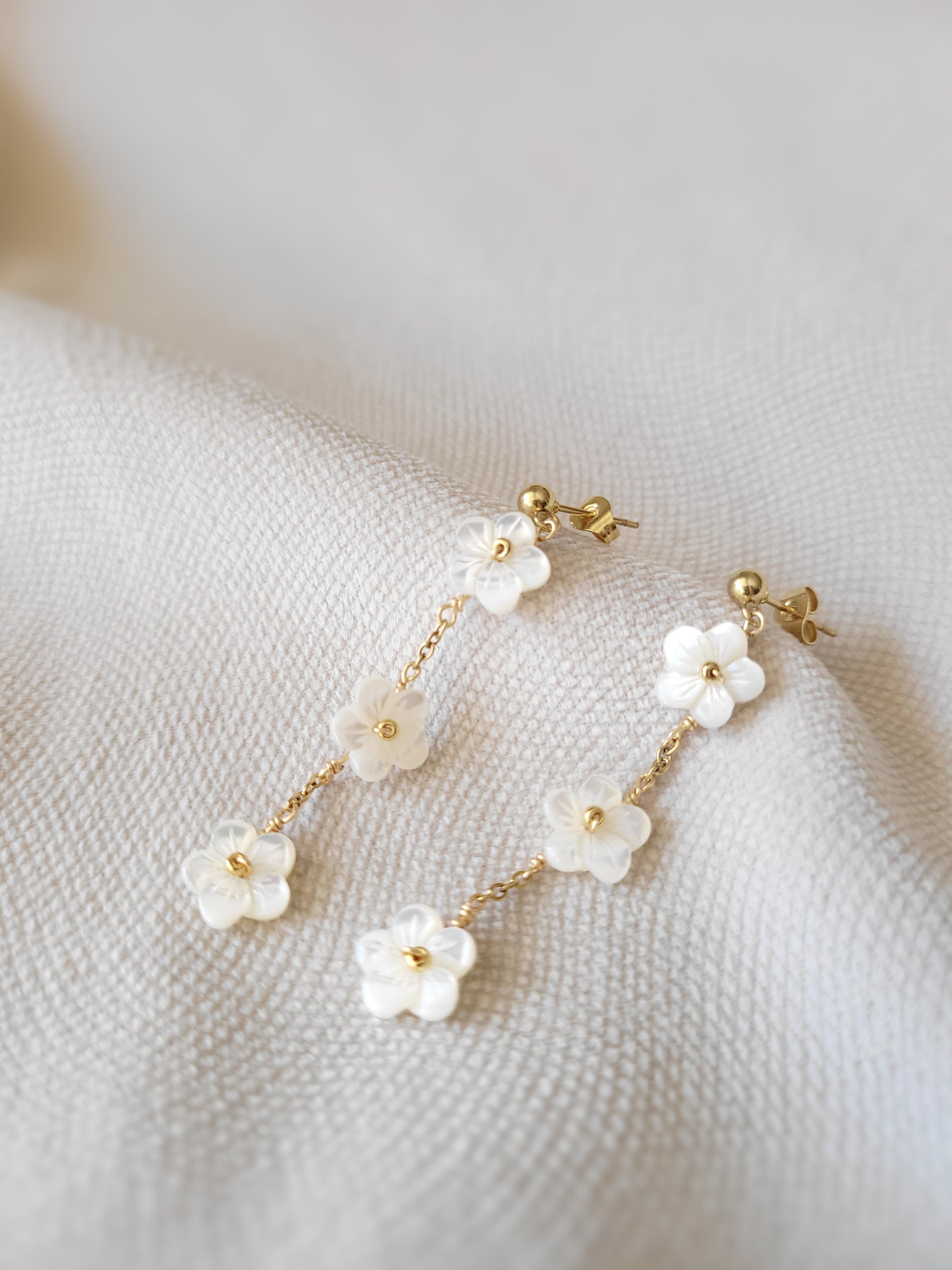 grandes boucles d'oreilles mariage