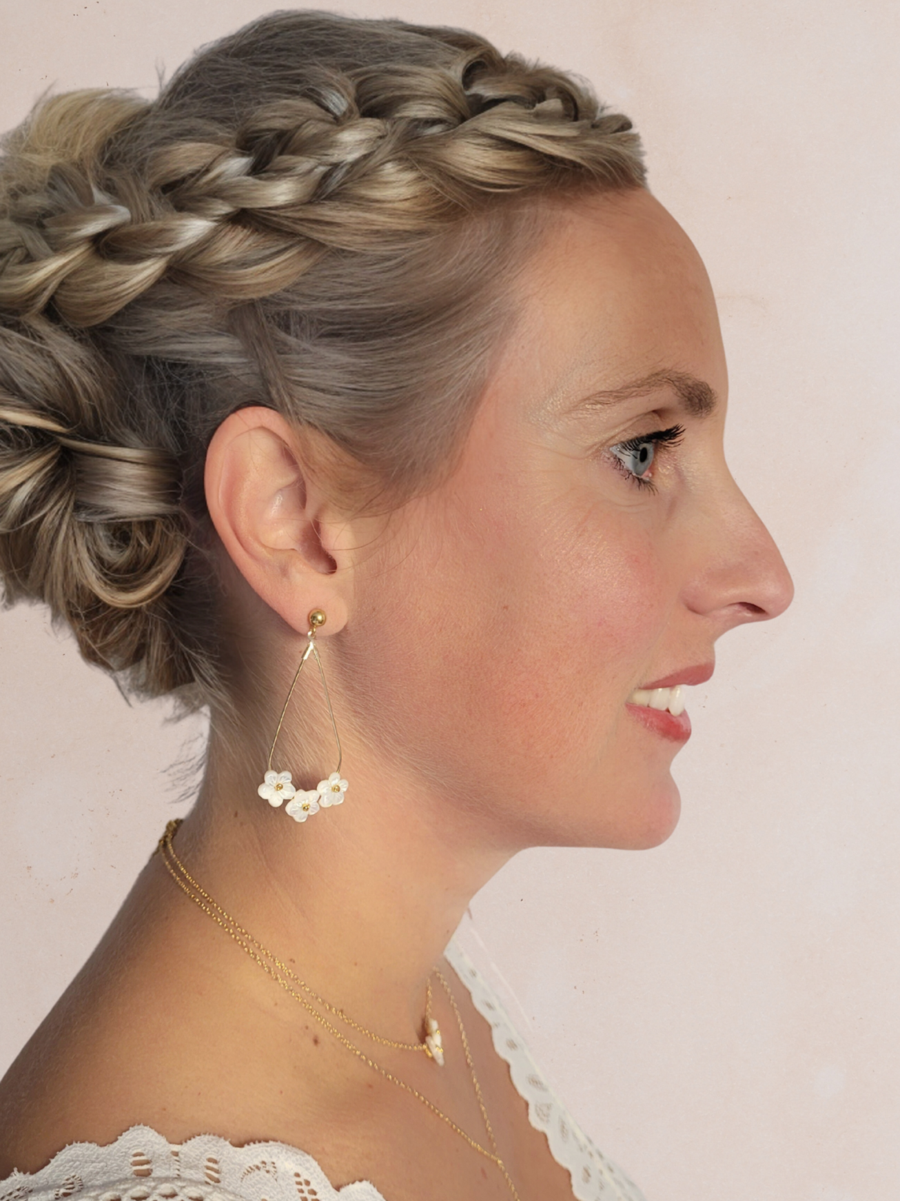 boucles d'oreilles longues fête fin d'année