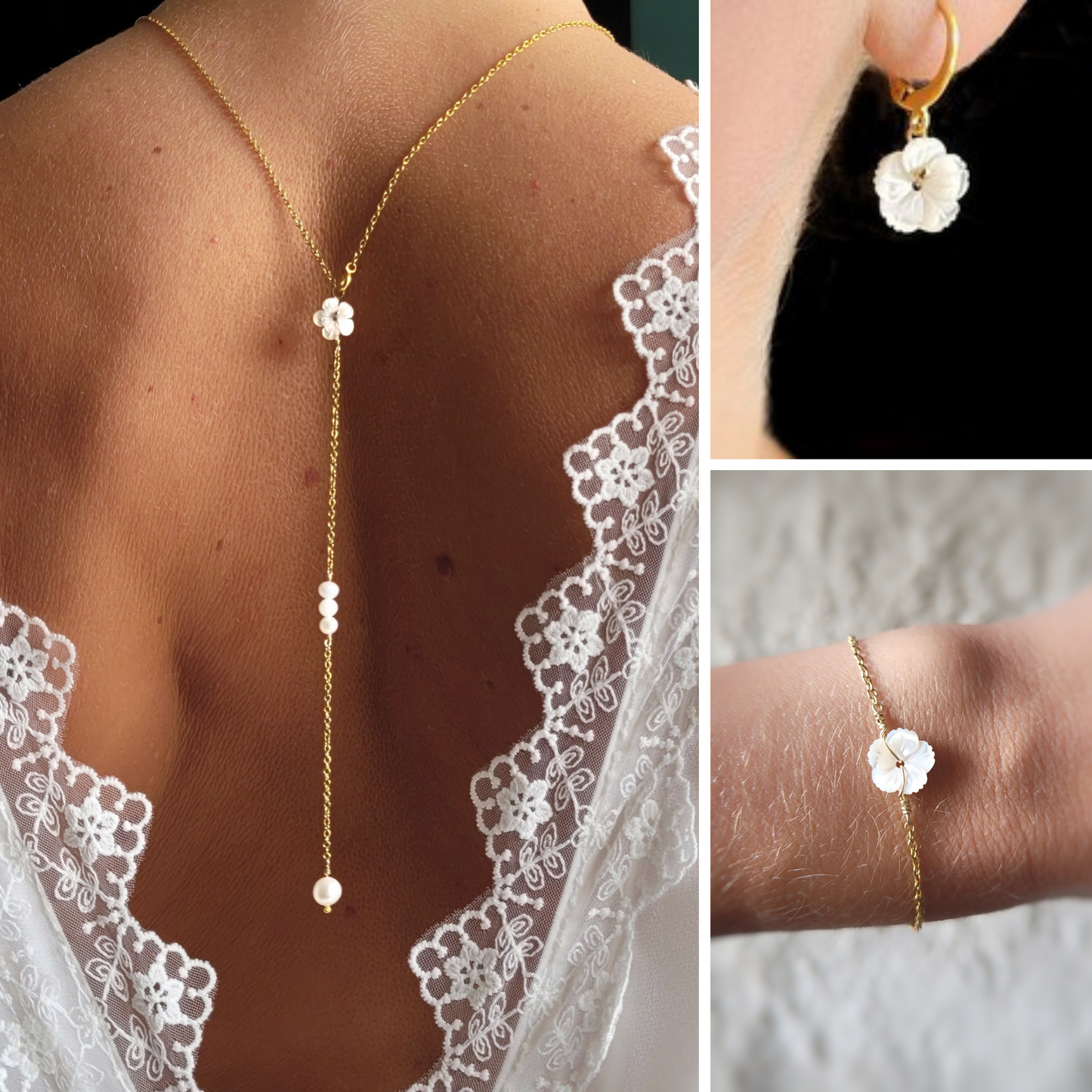 Parure bijoux mariée