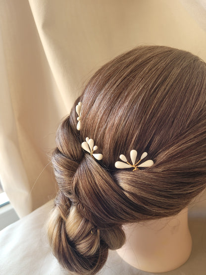 Pics à cheveux mariage porcelaine - ALMA