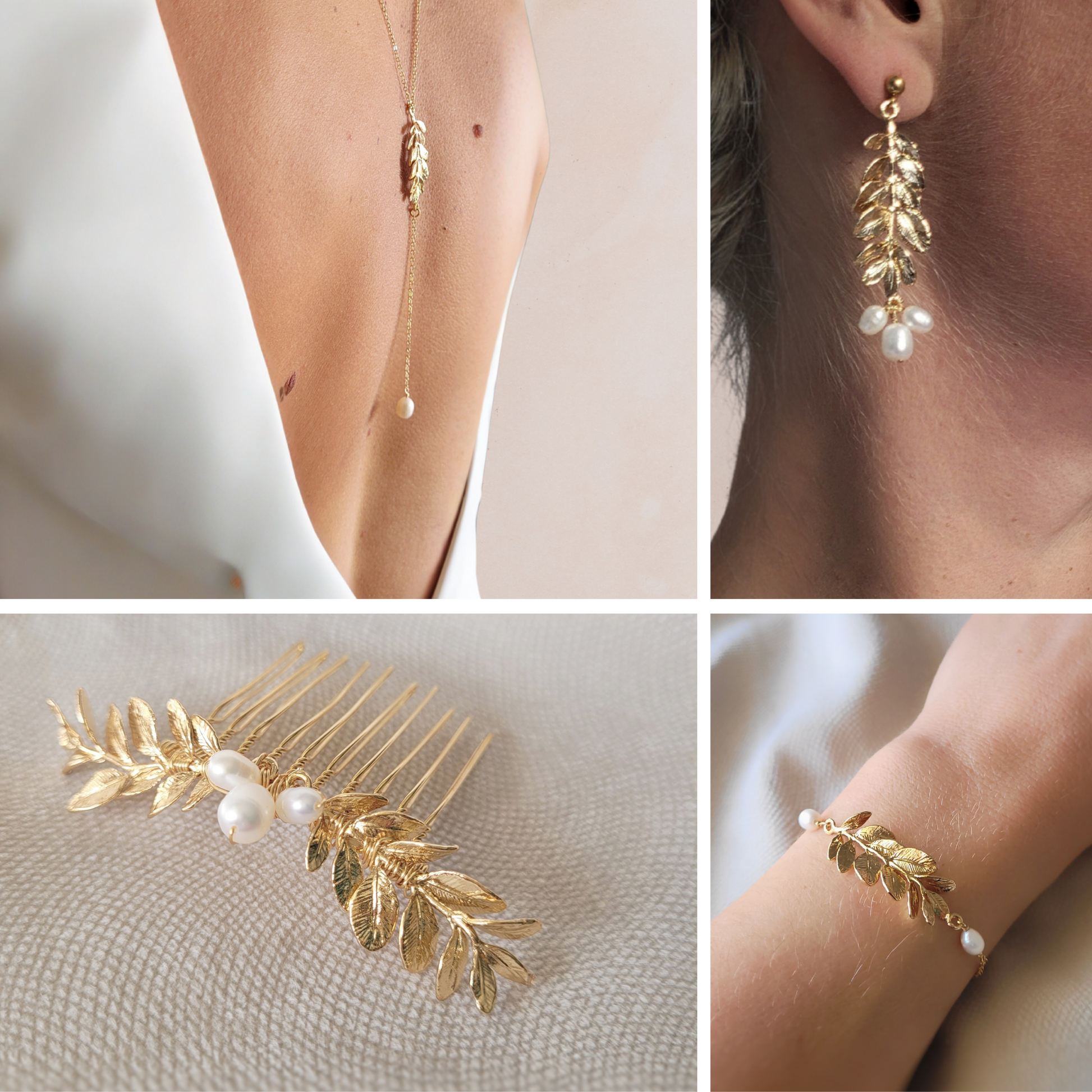 parure de bijoux mariage bohème