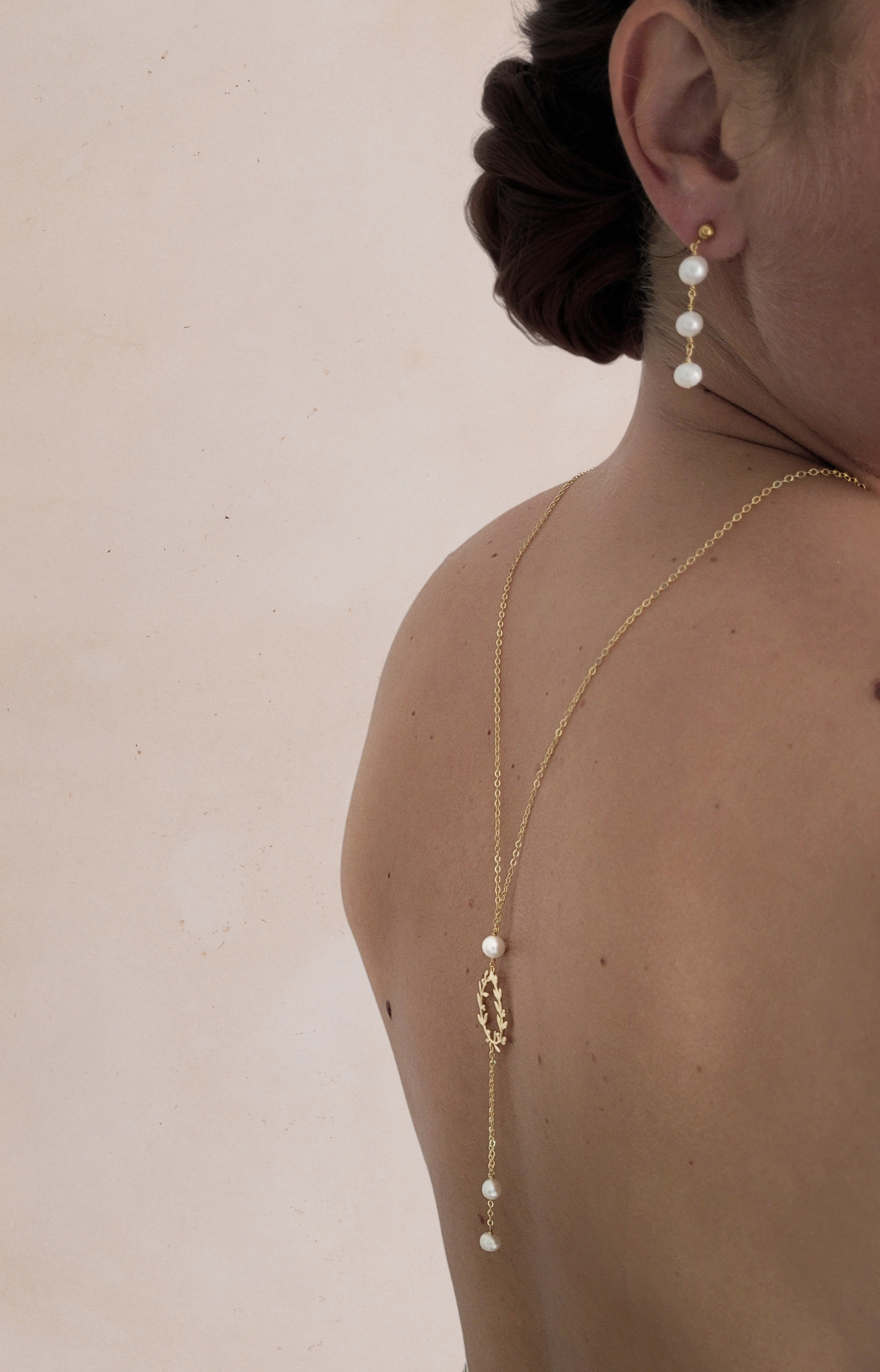 parure bijoux mariée perles d'eau douce