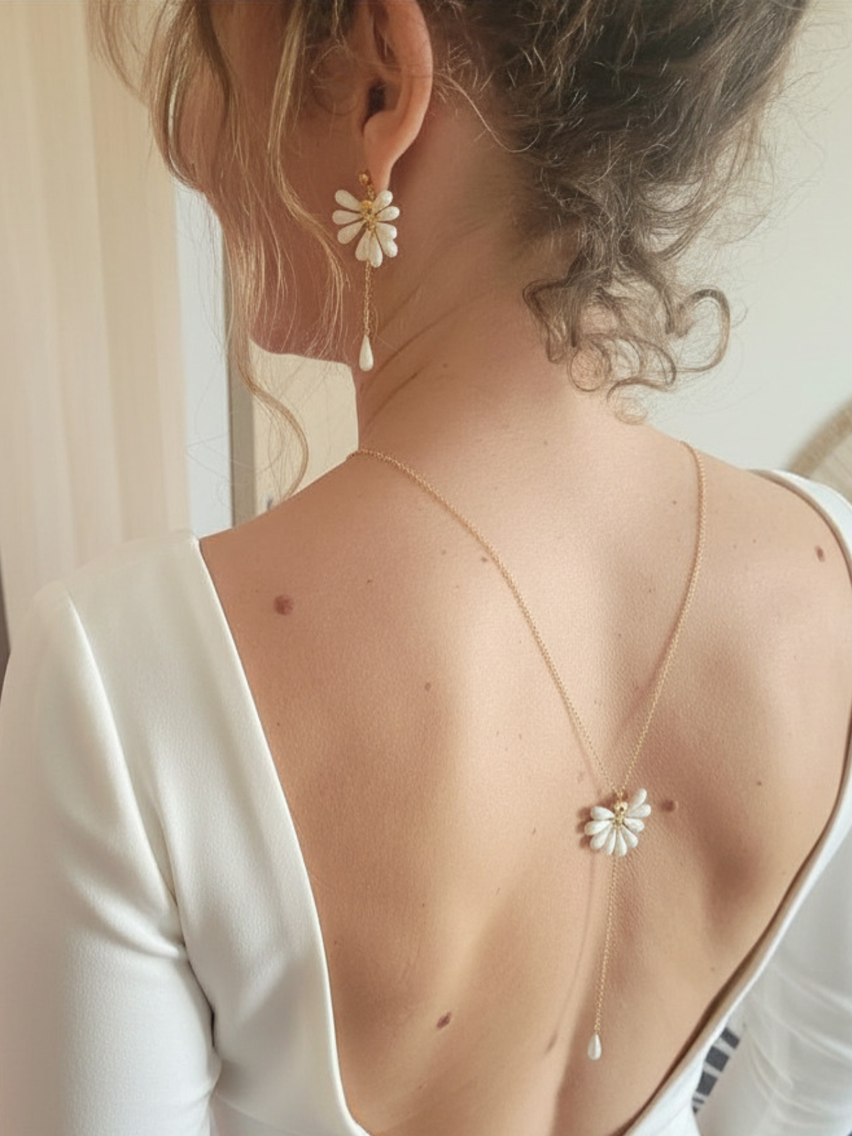 Parure de bijoux en porcelaine 