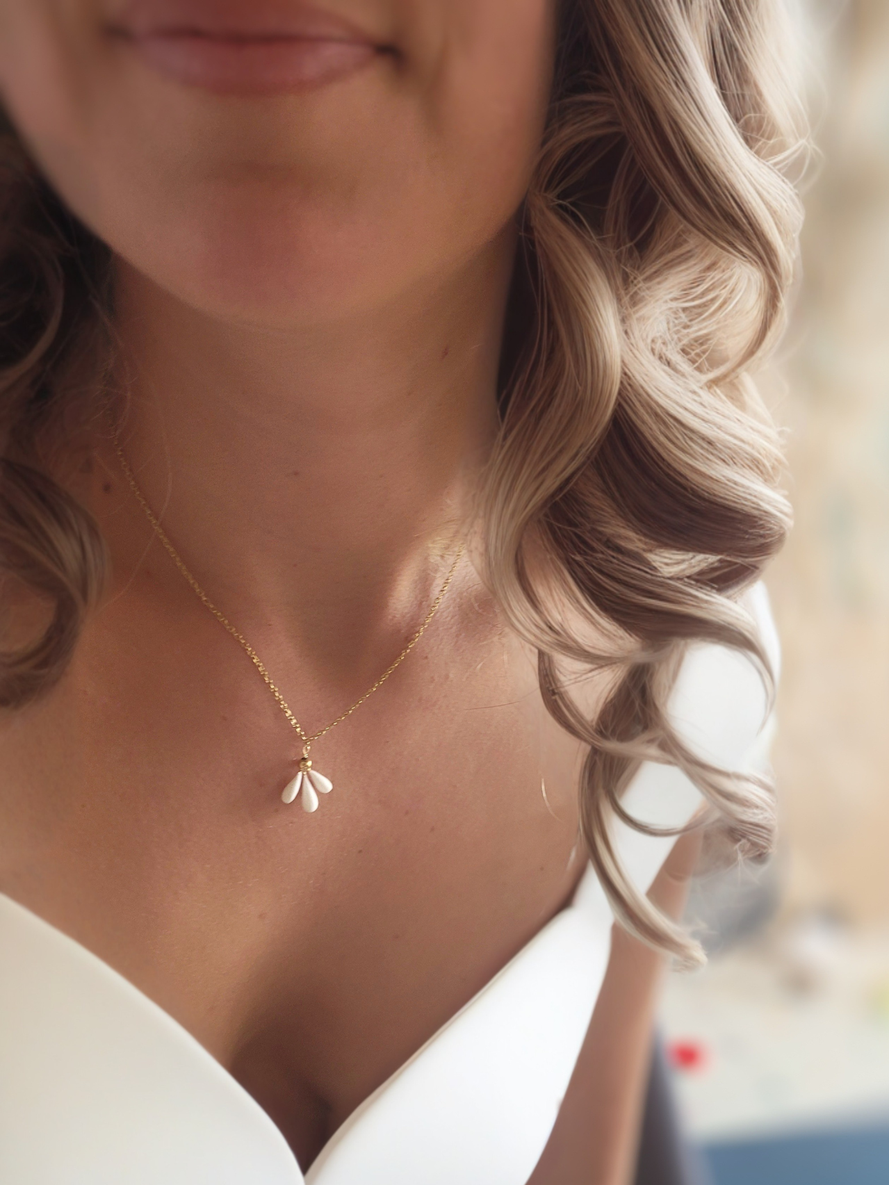 bijoux cérémonie civile mariage porcelaine