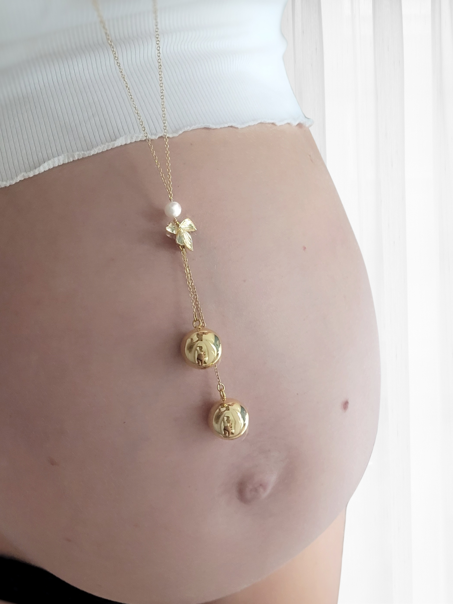 Anneau de nombril plaqué or rose 18k Moana Anneau de nombril plaqué or rose 18k Moana
