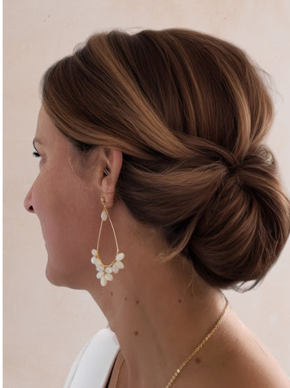 boucles d'oreilles cérémonie civile