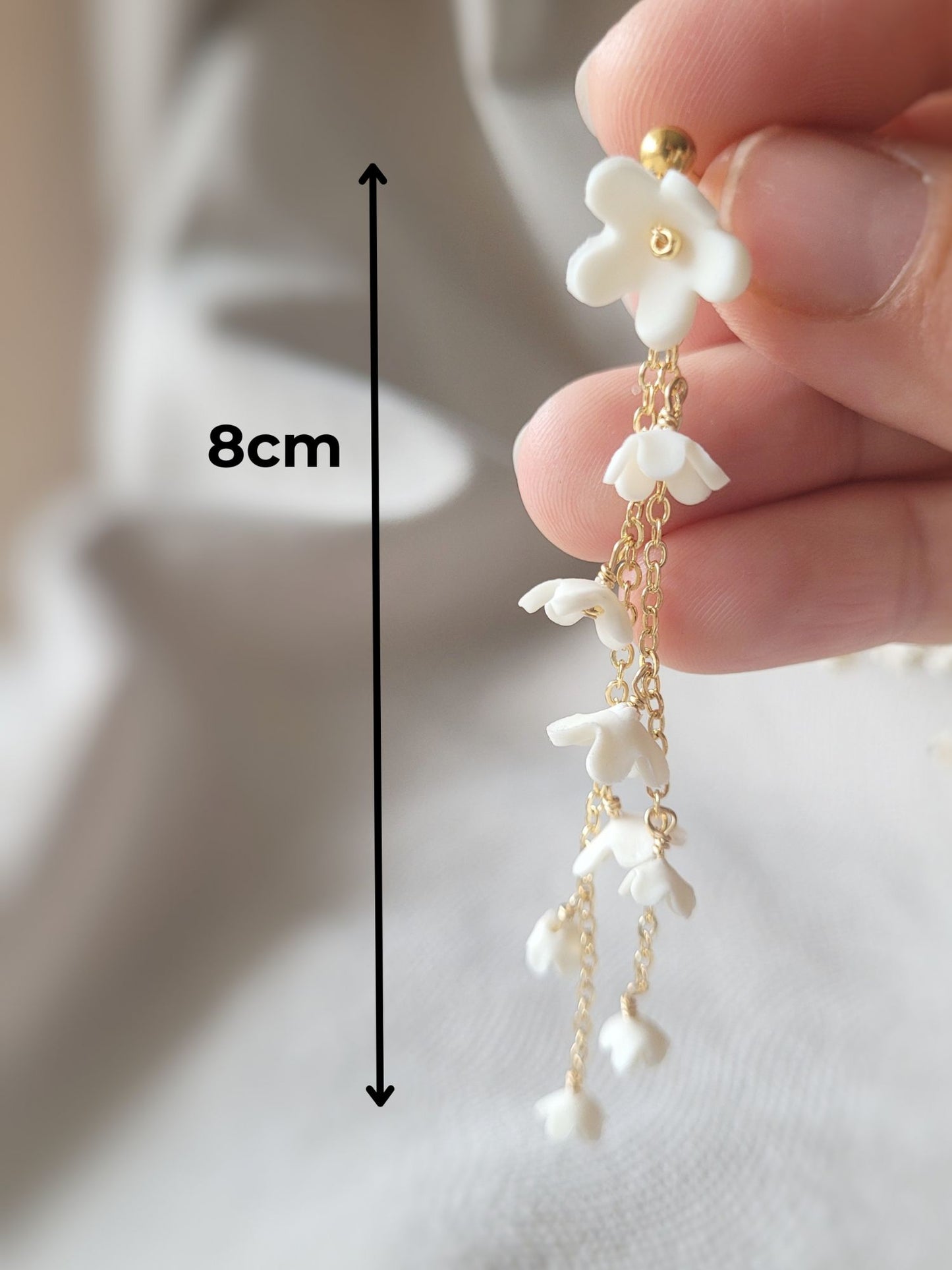 boucles d'oreilles créatrice de bijoux mariage sur Lyon