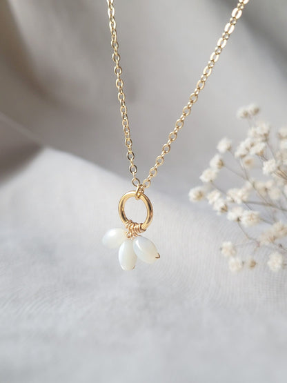 collier minimaoste cérémnie civile mariage bohème chic