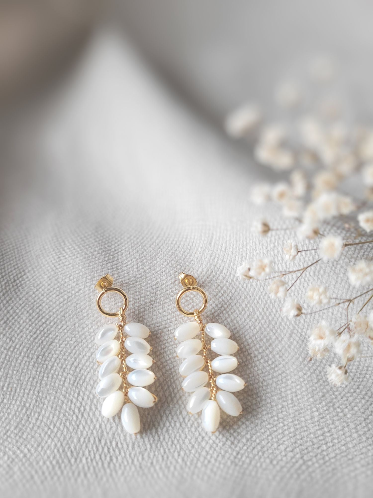 boucles d'oreilles cérémonie civile