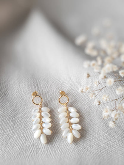 boucles d'oreilles cérémonie civile